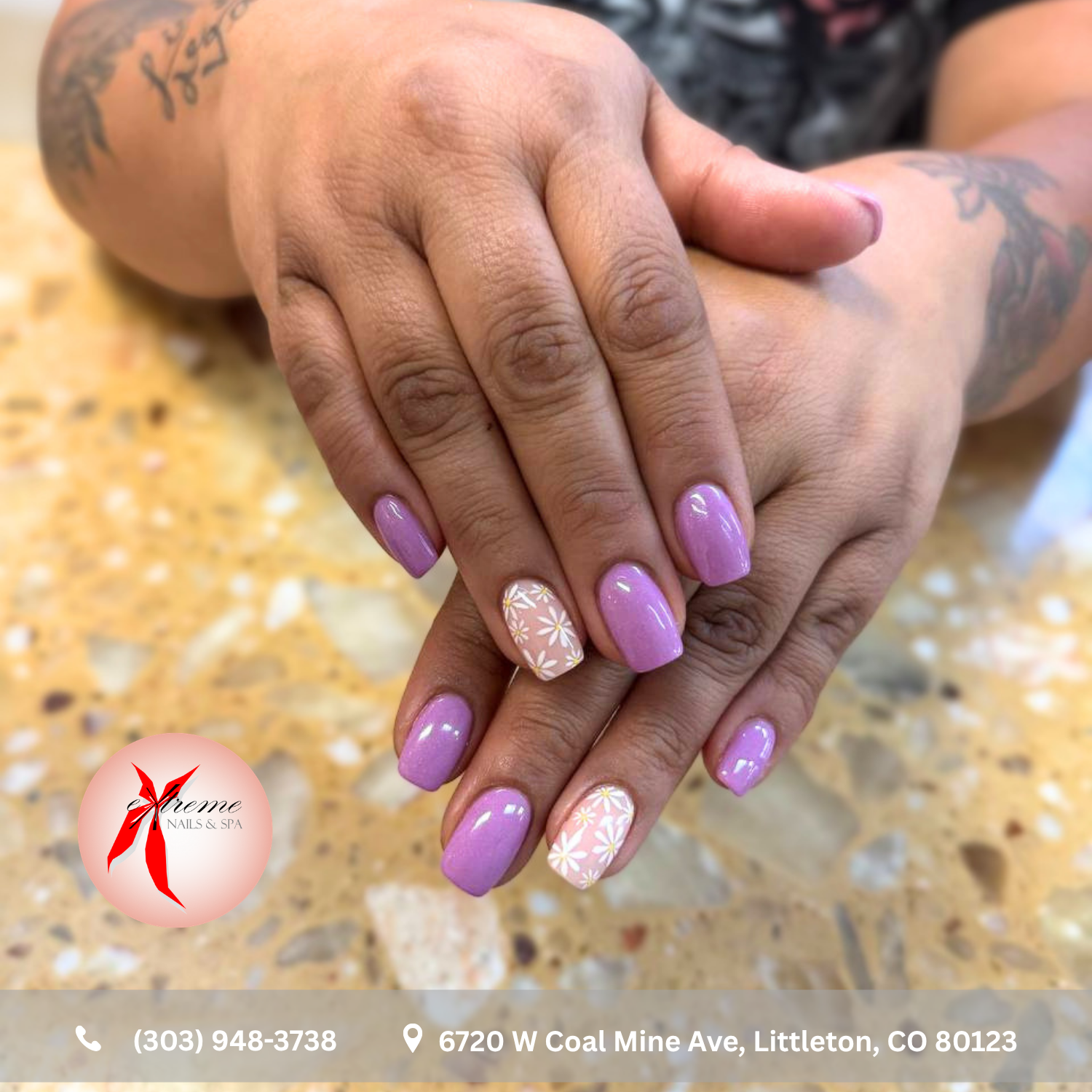 eXtreme nails & spa nail work in Littleton, Colorado